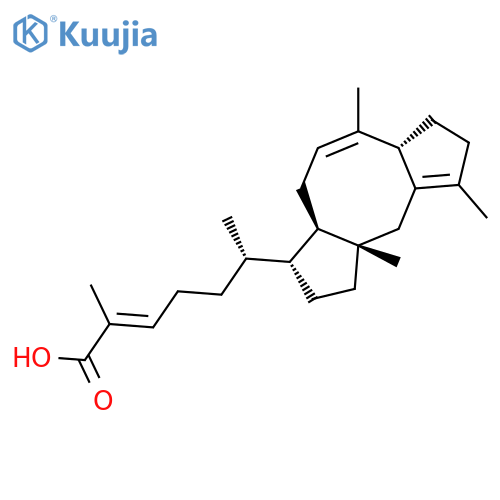 (E,6S)-2-Methyl-6-[(3S,6R,7R,9Z,11S)-3,10,14-trimethyl-6-tricyclo[9.3.0.03,7]tetradeca-1(14),9-dienyl]hept-2-enoic acid structure