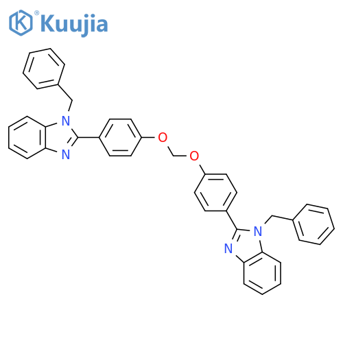 Bis(4-(1-benzyl-1H-benzo[d]imidazol-2-yl)phenoxy)methane structure
