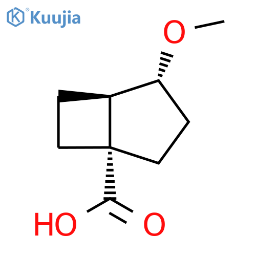 (1S,4R,5R)-4-Methoxybicyclo[3.2.0]heptane-1-carboxylic acid structure