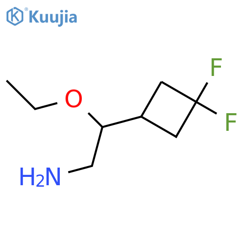 2-(3,3-Difluorocyclobutyl)-2-ethoxyethan-1-amine structure