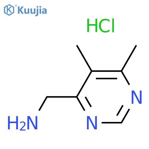 1-(5,6-dimethylpyrimidin-4-yl)methanamine dihydrochloride structure