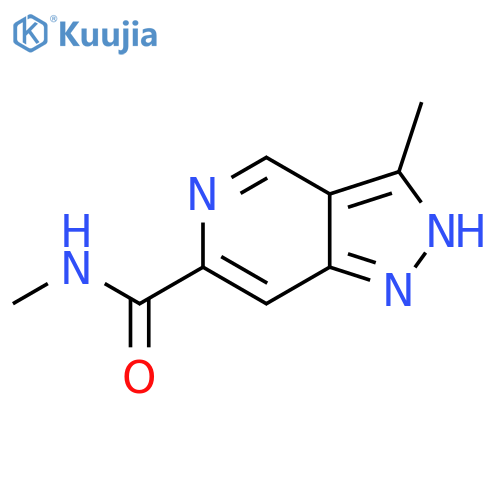 N,3-dimethyl-1H-pyrazolo4,3-cpyridine-6-carboxamide structure
