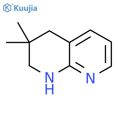 3,3-dimethyl-1,2,3,4-tetrahydro-1,8-naphthyridine structure