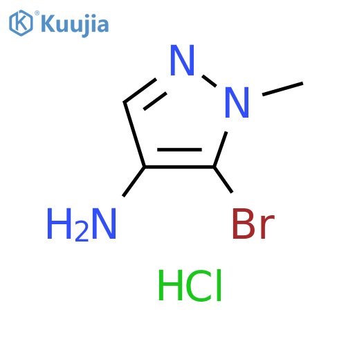 5-bromo-1-methyl-1H-pyrazol-4-amine dihydrochloride structure