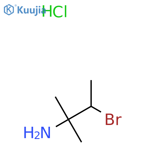 3-Bromo-2-methylbutan-2-amine hydrochloride structure