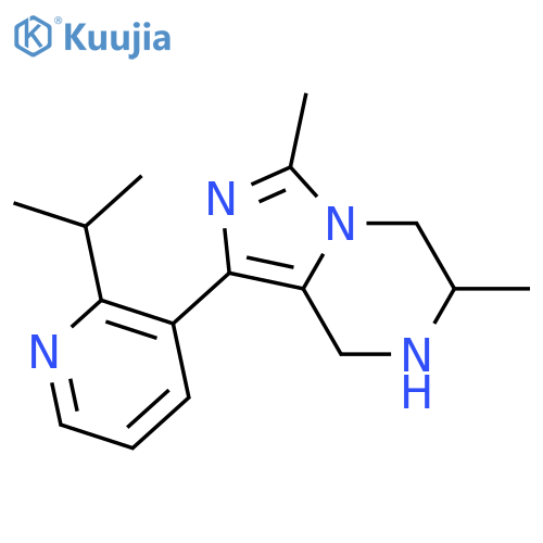1-(2-Isopropyl-3-pyridyl)-3,6-dimethyl-5,6,7,8-tetrahydroimidazo[1,5-A]pyrazine structure
