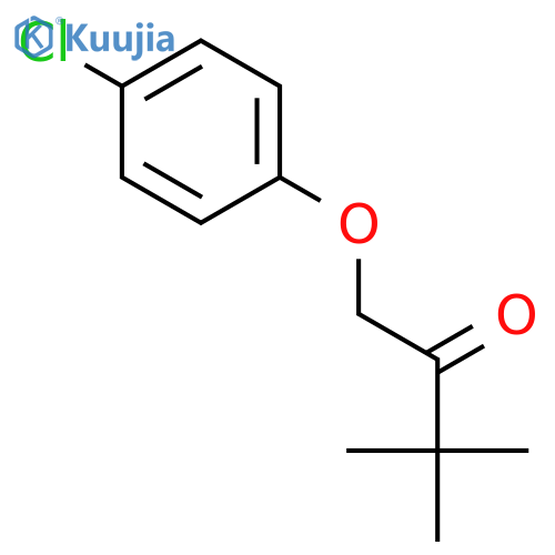2-Butanone,1-(4-chlorophenoxy)-3,3-dimethyl- structure
