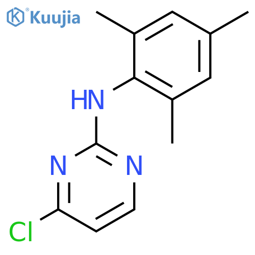 2-Pyrimidinamine, 4-chloro-N-(2,4,6-trimethylphenyl)- structure