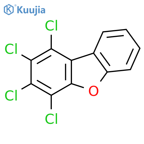 1,2,3,4-Tetrachlorodibenzofuran structure
