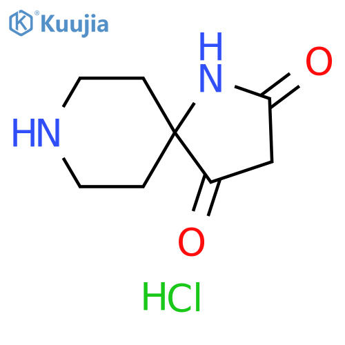 1,8-Diazaspiro[4.5]decane-2,4-dione hydrochloride structure