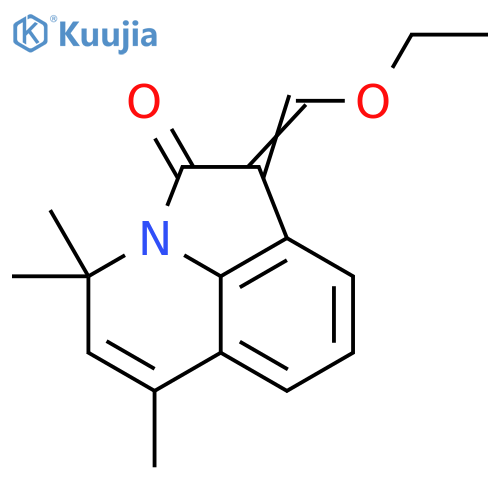(1Z)-1-(ethoxymethylene)-4,4,6-trimethyl-4H-pyrrolo[3,2,1-ij]quinolin-2(1H)-one structure