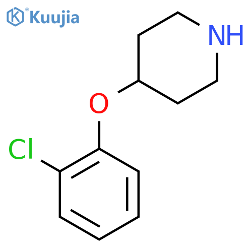 4-(2-Chlorophenoxy)piperidine structure