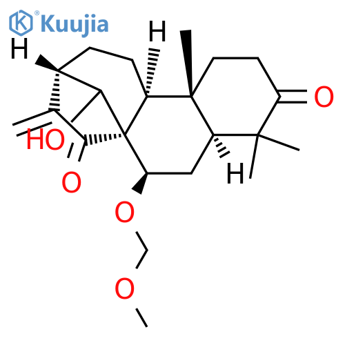 Kaur-16-ene-3,15-dione, 14-hydroxy-7-(methoxymethoxy)-, (7α,14R)- structure
