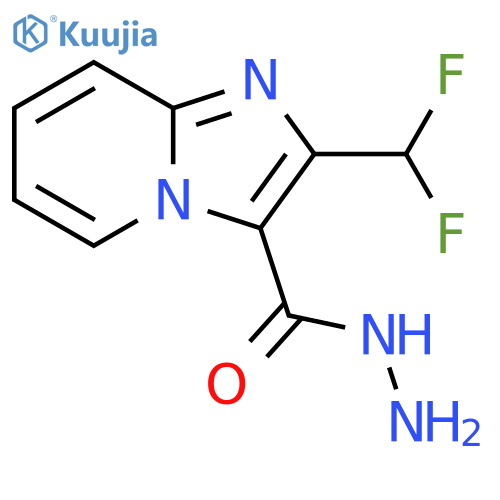 2-(Difluoromethyl)imidazo[1,2-a]pyridine-3-carbohydrazide structure