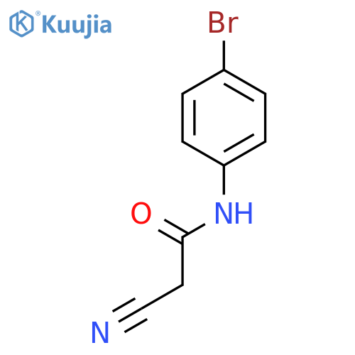 N-(4-Bromophenyl)-2-cyanoacetamide structure