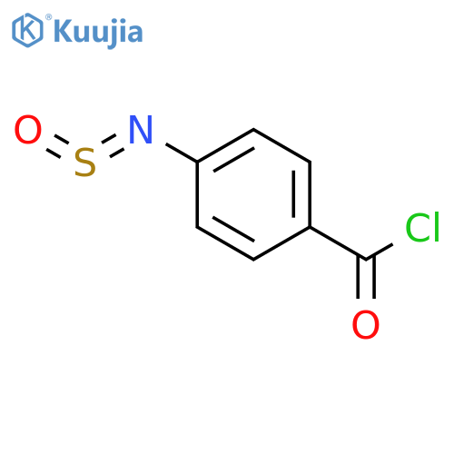 Benzoyl chloride, 4-(sulfinylamino)- structure