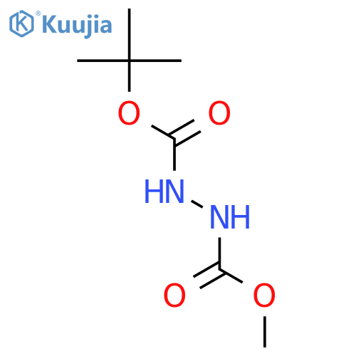 1,2-Hydrazinedicarboxylicacid, 1,1-dimethylethyl methyl ester (9CI) structure