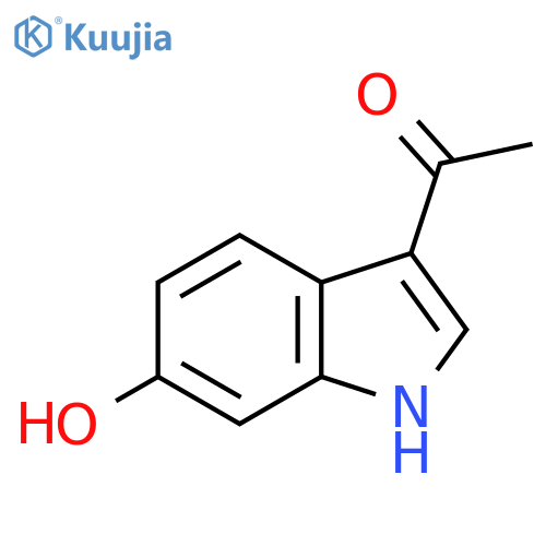 1-(6-hydroxy-1H-indol-3-yl)ethan-1-one structure