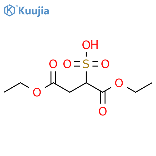 Butanedioic acid, sulfo-, 1,4-diethyl ester structure