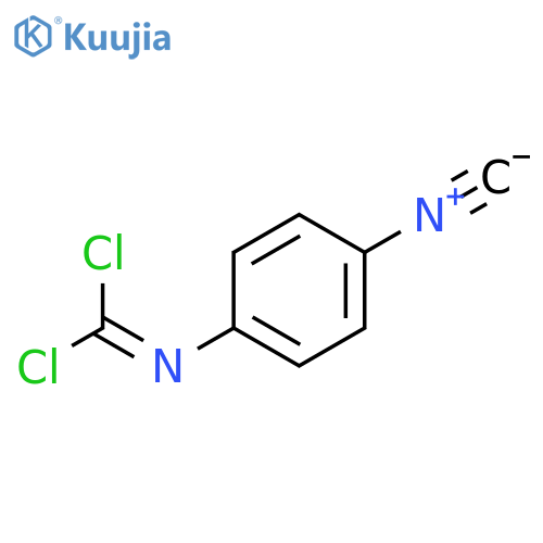 Carbonimidic dichloride, (4-isocyanophenyl)- structure