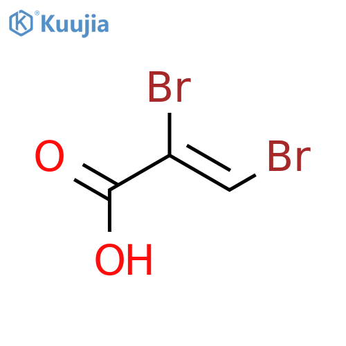 2,3-dibromo-2-propenoic acid,9CI structure