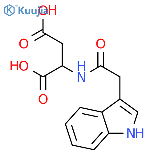 Indole-3-acetyl-L-aspartic Acid structure