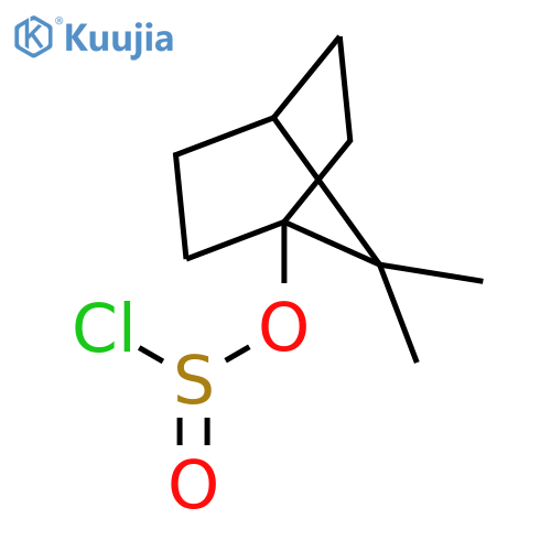 Chlorosulfurous acid, 7,7-dimethylbicyclo[2.2.1]hept-1-yl ester structure