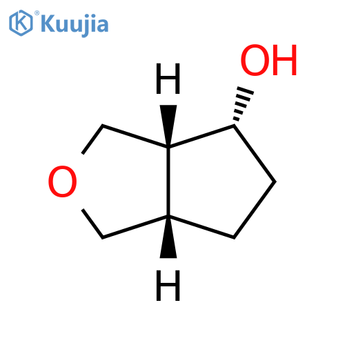 rel-(3aR,4R,6aS)-Hexahydro-cyclopenta[c]furan-4-ol structure