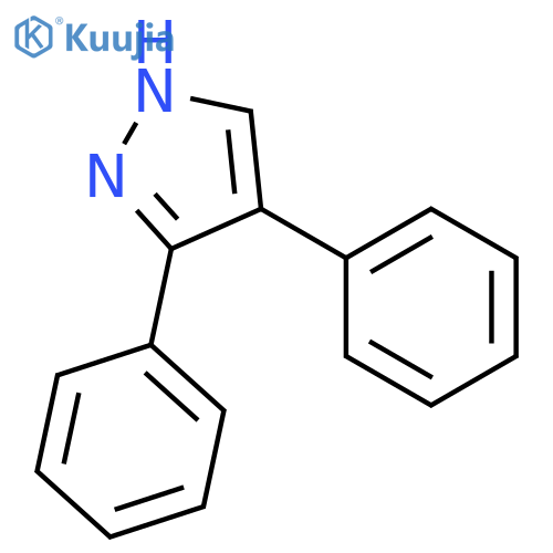 1H-Pyrazole,3,4-diphenyl- structure