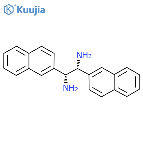 1,2-Ethanediamine, 1,2-di-2-naphthalenyl-, (1R,2R)- structure