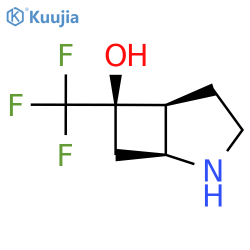 rac-(1R,5R,6S)-6-(trifluoromethyl)-2-azabicyclo3.2.0heptan-6-ol structure