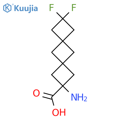 2-amino-8,8-difluorodispiro3.1.3^{6}.1^{4}decane-2-carboxylic acid structure