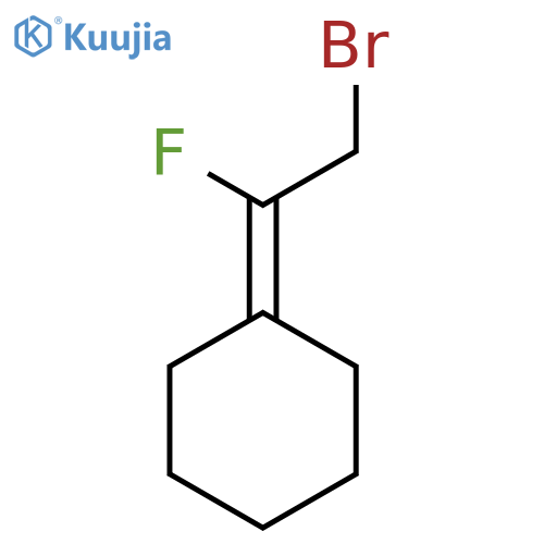 (2-Bromo-1-fluoroethylidene)cyclohexane structure