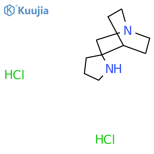 4-azaspirobicyclo2.2.2octane-2,2'-pyrrolidine dihydrochloride structure