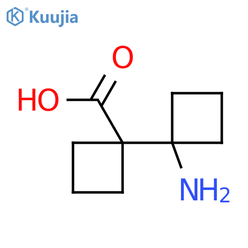 1'-amino-1,1'-bi(cyclobutane)-1-carboxylic acid structure