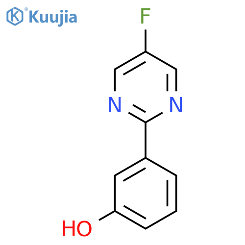 3-(5-Fluoropyrimidin-2-yl)phenol structure