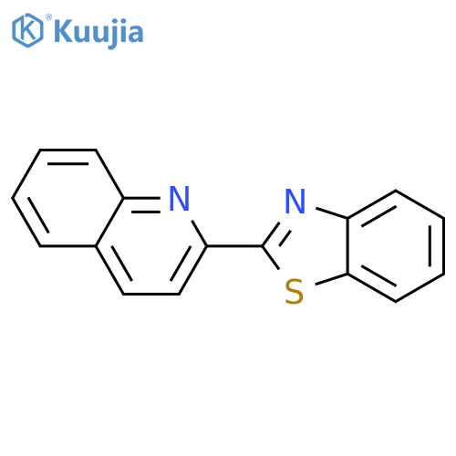 2-(1,3-benzothiazol-2-yl)quinoline structure