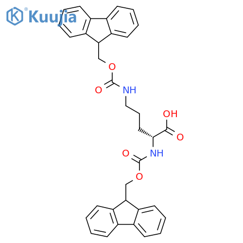 N,N'-Bis-Fmoc-D-ornithine structure