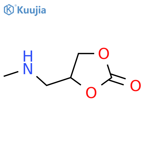 4-(Methylaminomethyl)-1,3-dioxolane-2-one structure