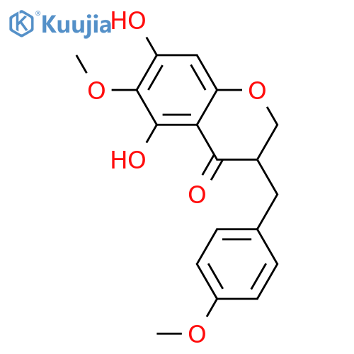 4',5,6,7-Tetrahydroxyhomoisoflavanone; (R)-form, 4',6-Di-Me ether structure
