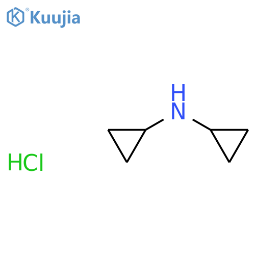 N-cyclopropylcyclopropanamine hydrochloride structure