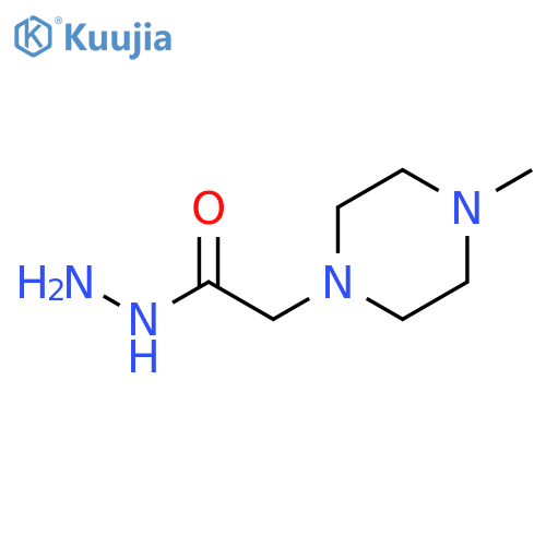 2-(4-methyl-1-piperazinyl)acetohydrazide structure