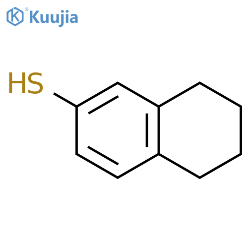 5,6,7,8-tetrahydronaphthalene-2-thiol structure