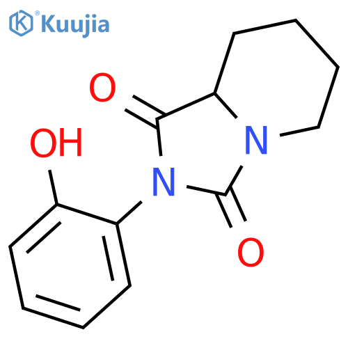 Imidazo[1,5-a]pyridine-1,3(2H,5H)-dione,tetrahydro-2-(2-hydroxyphenyl)- structure