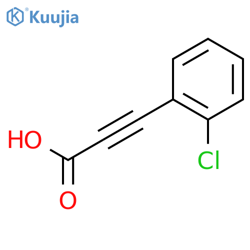 2-Propynoic acid,3-(2-chlorophenyl)- structure