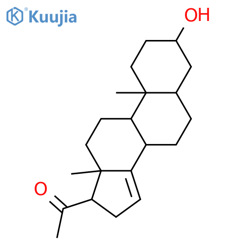 3-Hydroxypregn-14-en-20-one; (3β,5α,17α)-form structure