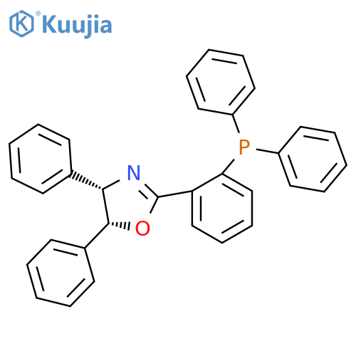 (4S,5R)-2-(2-(Diphenylphosphanyl)phenyl)-4,5-diphenyl-4,5-dihydrooxazole structure