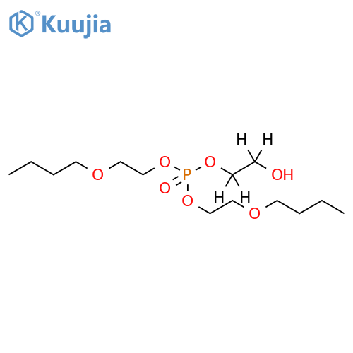 Bis(2-butoxyethyl) 2-Hydroxyethyl-d4 Phosphate Triester structure