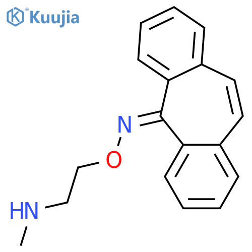 5H-Dibenzo[a,d]cyclohepten-5-one,O-[2-(methylamino)ethyl]oxime structure