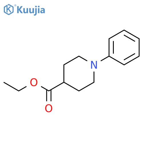 Ethyl 1-phenylpiperidine-4-carboxylate structure
